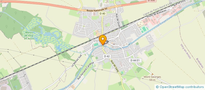 localisation de l'entreprise SOVALI à NOYELLES-SOUS-BELLONNE