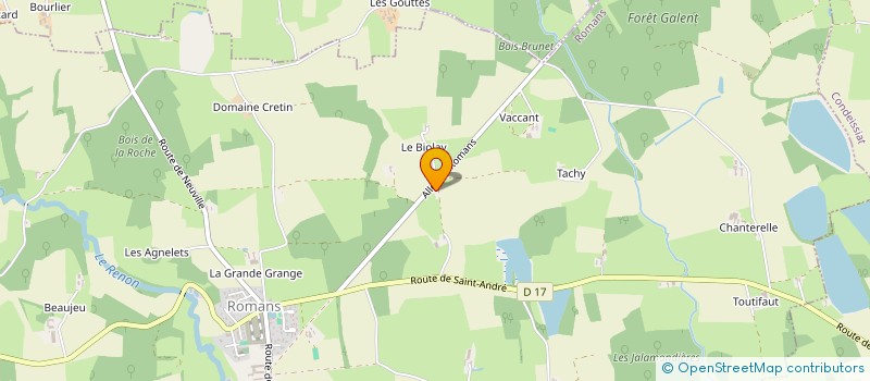 localisation de l'entreprise SOVALPI  ROMANS