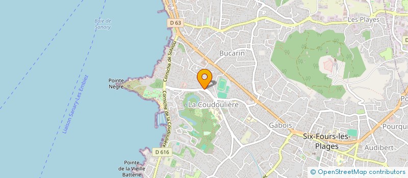 localisation de l'entreprise SOVAMER à SIX-FOURS-LES-PLAGES