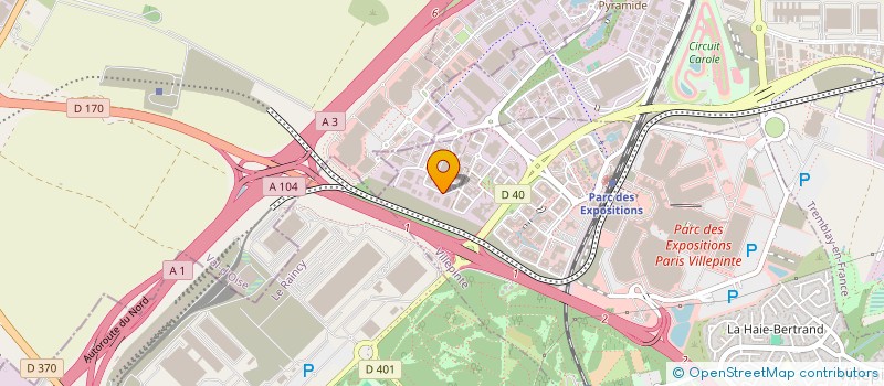 localisation de l'entreprise SOVANO à VILLEPINTE