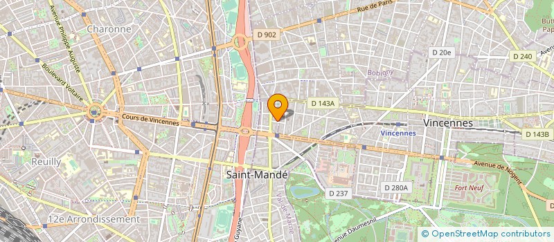 localisation de l'entreprise SOVATEL à SAINT-MANDE