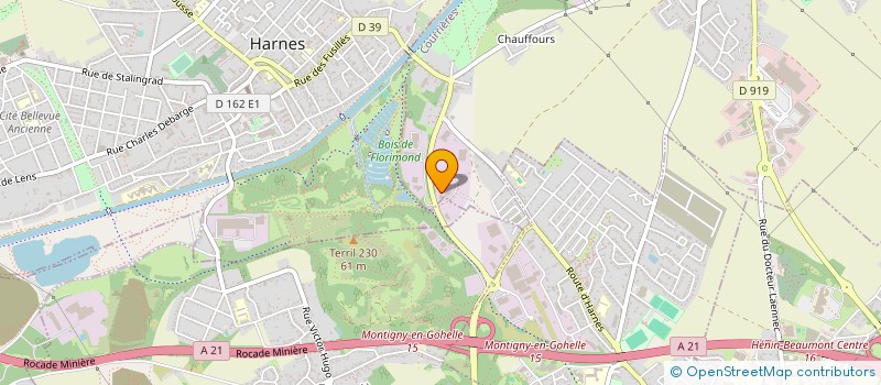 localisation de l'entreprise SOVEA  COURRIERES