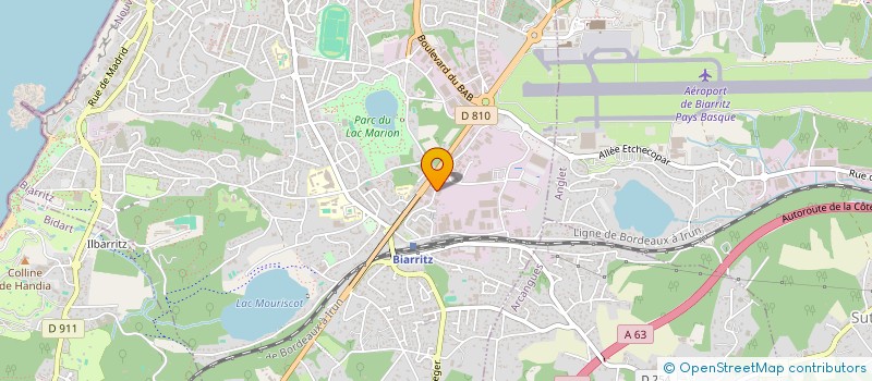 localisation de l'entreprise SOVEACCESS à BIARRITZ