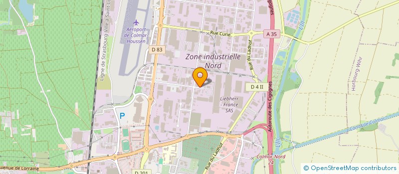 localisation de l'entreprise SOVEC AUTOMATISME à COLMAR