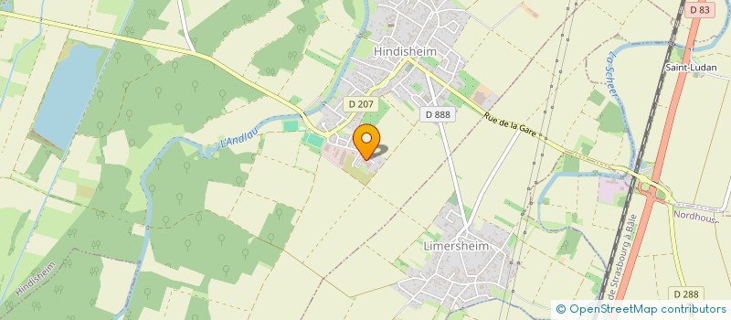 localisation de l'entreprise SOVEC - ENERGIE  HINDISHEIM