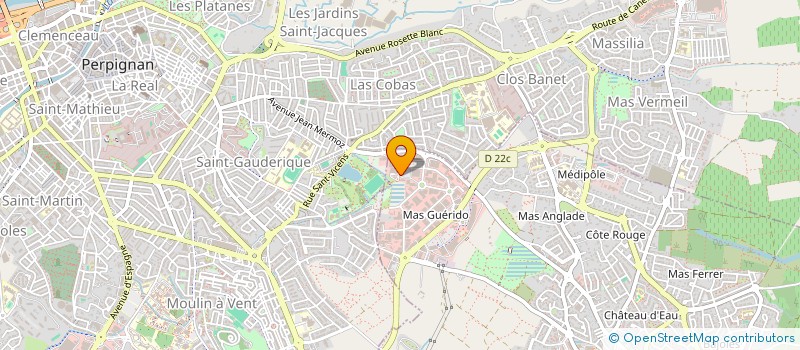 localisation de l'entreprise SOVECA à CABESTANY