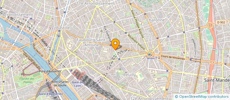 localisation de l'entreprise SOVECA ELYSEES à PARIS