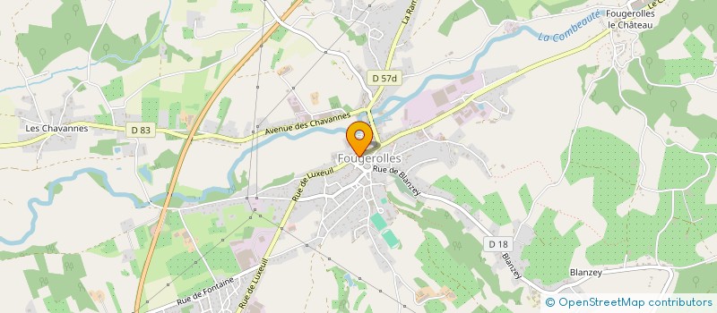 localisation de l'entreprise SOVEDIAL  FOUGEROLLES-SAINT-VALBERT