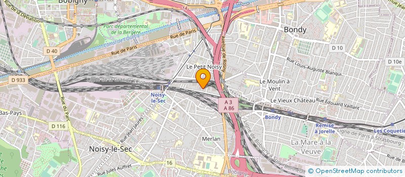 localisation de l'entreprise SOVEDIS à NOISY-LE-SEC