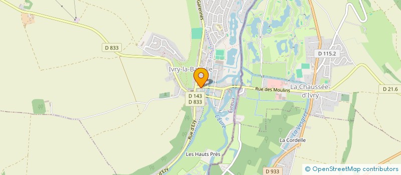 localisation de l'entreprise SOVEFIM FRANCE à IVRY-LA-BATAILLE