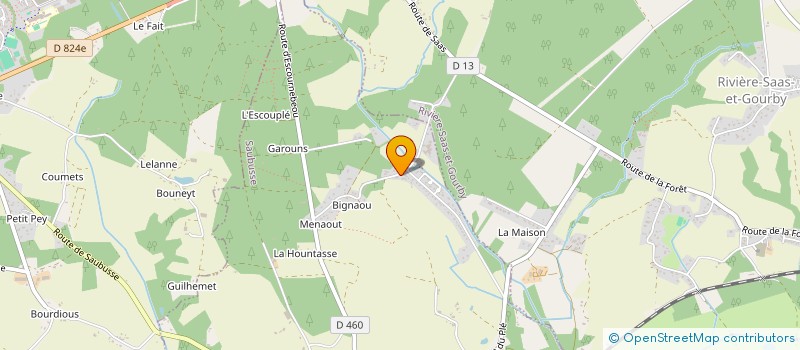 localisation de l'entreprise SOVEFIPO  SAUBUSSE