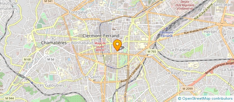 localisation de l'entreprise SOVELIP à CLERMONT-FERRAND