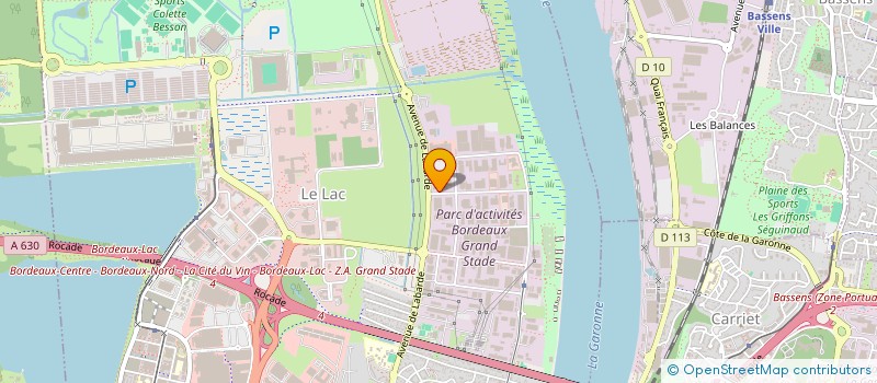 localisation de l'entreprise SOVEMATIC à BORDEAUX