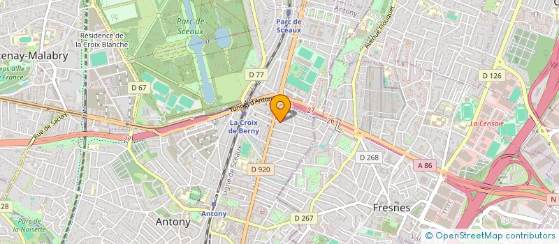 localisation de l'entreprise SOVENERGIES à ANTONY