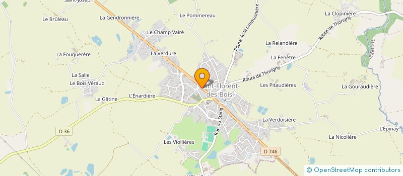 localisation de l'entreprise SOVENET SERVICES AUX PARTICULERS  DOMPIERRE-SUR-YON