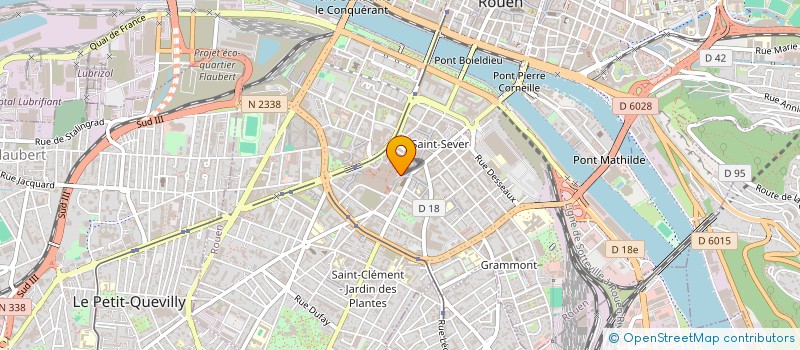localisation de l'entreprise SOVER à ROUEN