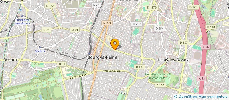localisation de l'entreprise SOVERA à BOURG-LA-REINE
