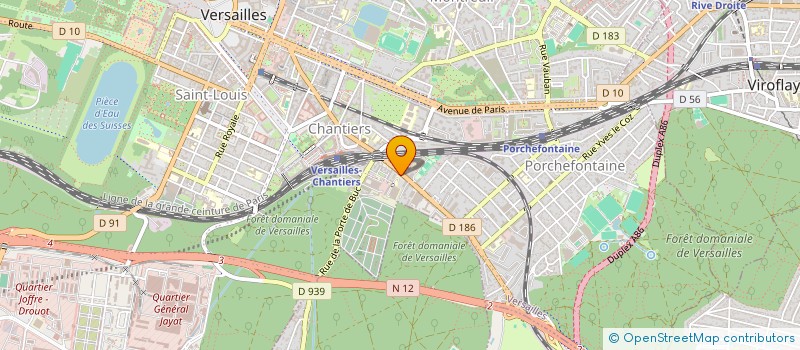 localisation de l'entreprise SOVERIM à VERSAILLES