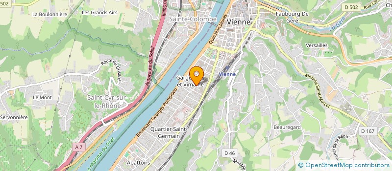 localisation de l'entreprise SOVERT à VIENNE
