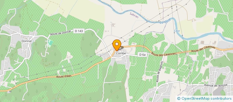 localisation de l'entreprise SOVETRA GENIE CIVIL à VENEJAN