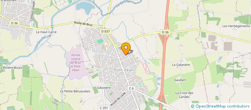 localisation de l'entreprise SOVI  PONT-PEAN