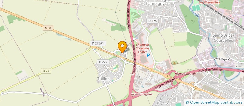 localisation de l'entreprise SOVI CREATION  THILLOIS