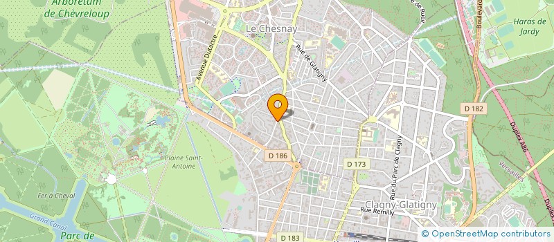 localisation de l'entreprise SOVIA IMMOBILIER  LE CHESNAY-ROCQUENCOURT