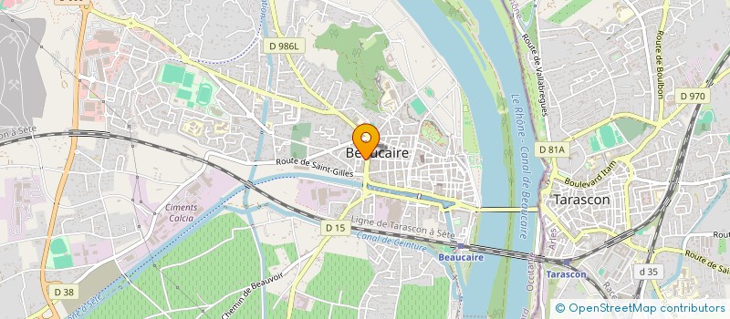 localisation de l'entreprise SOVIAACOM à BEAUCAIRE