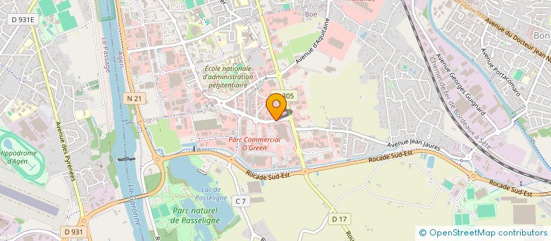 localisation de l'entreprise SOVIASUD  BOE