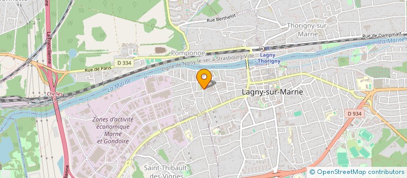 localisation de l'entreprise SOVICA  LAGNY-SUR-MARNE