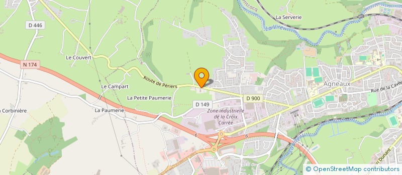 localisation de l'entreprise SOVICLIM  AGNEAUX