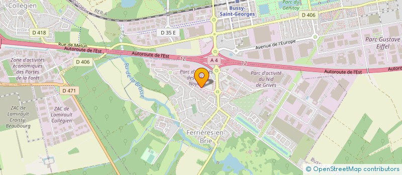 localisation de l'entreprise SOVIDES à FERRIERES-EN-BRIE