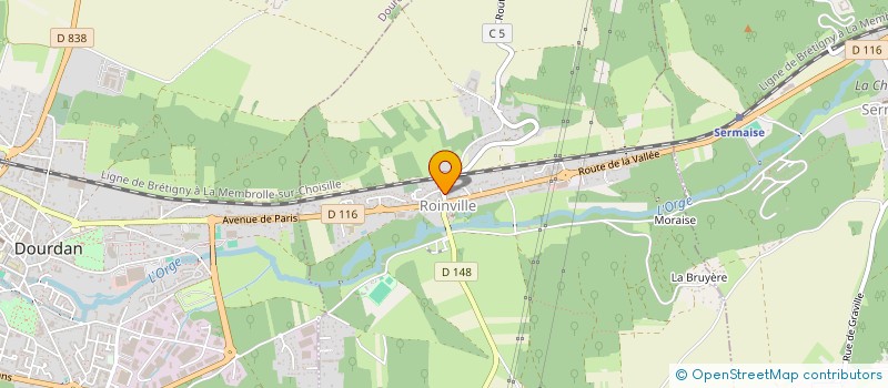 localisation de l'entreprise SOVIDIS à ROINVILLE
