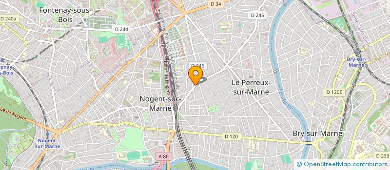 localisation de l'entreprise SOVIED HABITAT  LE PERREUX-SUR-MARNE