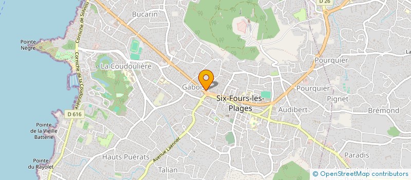 localisation de l'entreprise SOVIEM STE DU VIEUX MOULIN à SIX-FOURS-LES-PLAGES