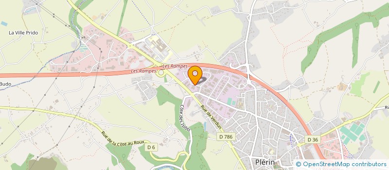 localisation de l'entreprise SOVIGEL à PLERIN