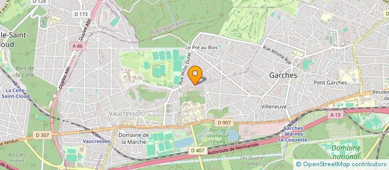 localisation de l'entreprise SOVILEO à VAUCRESSON