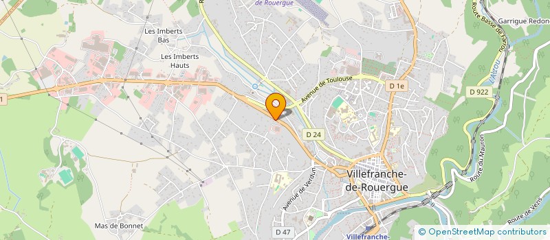 localisation de l'entreprise SOVILOC  VILLEFRANCHE-DE-ROUERGUE