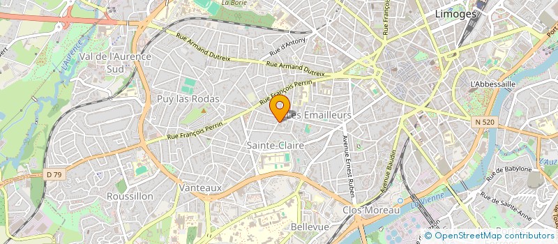 localisation de l'entreprise SOVIM COP CASTEL PHEBUS à LIMOGES