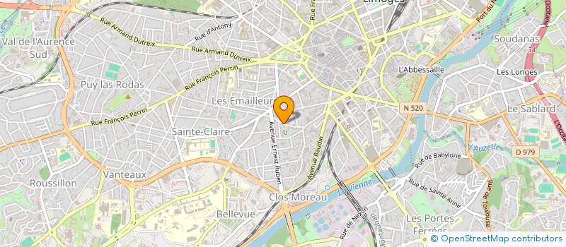 localisation de l'entreprise SOVIM COP CLOS ADRIEN à LIMOGES