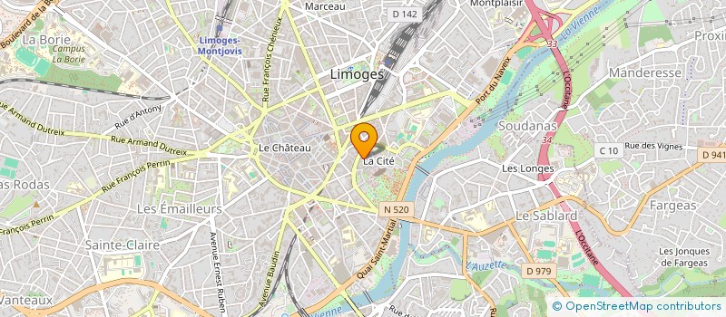localisation de l'entreprise SOVIM COP DES ALLOIS  LIMOGES