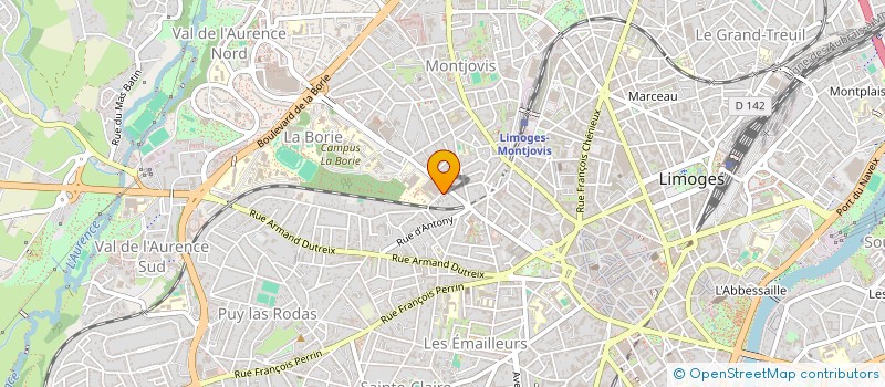 localisation de l'entreprise SOVIM COP GENEVE 20 à LIMOGES
