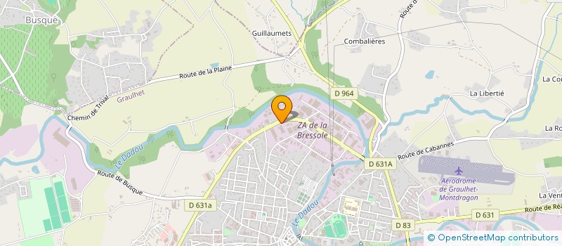 localisation de l'entreprise SOVIMA à GRAULHET