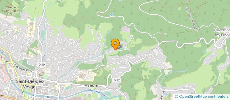 localisation de l'entreprise SOVIMA à SAINT-DIE-DES-VOSGES