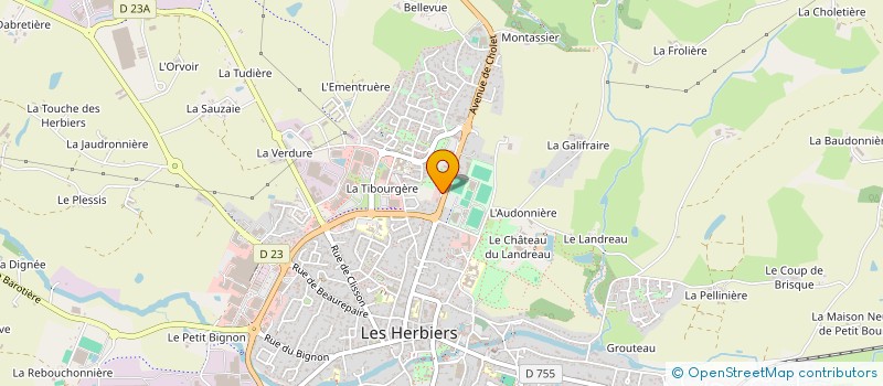 localisation de l'entreprise SOVIMMO à LES HERBIERS