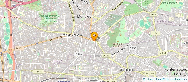 localisation de l'entreprise SOVIMO SOC VINICOLE MONTREUIL à MONTREUIL