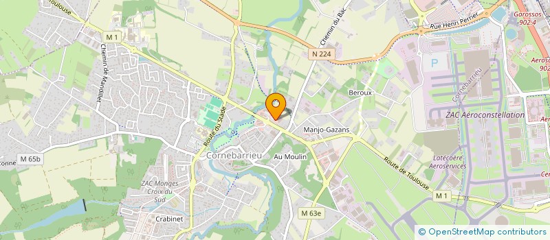 localisation de l'entreprise SOVINTY  CORNEBARRIEU