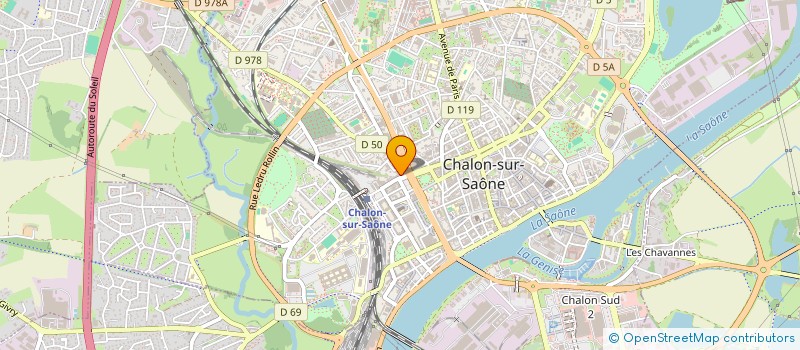 localisation de l'entreprise SOVIP à CHALON-SUR-SAONE