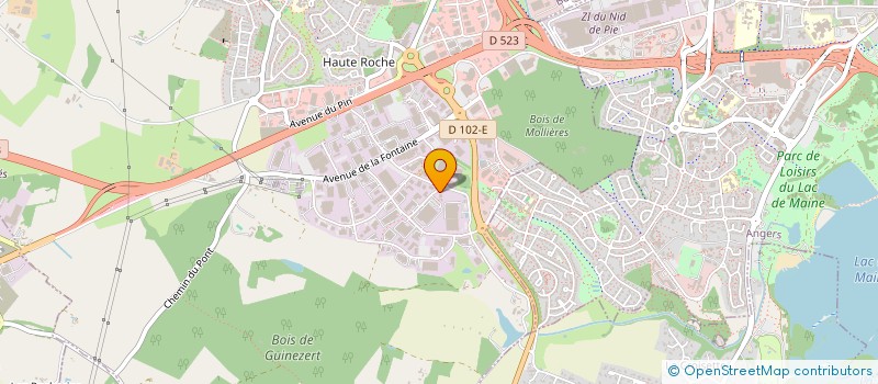 localisation de l'entreprise SOVIP à BEAUCOUZE