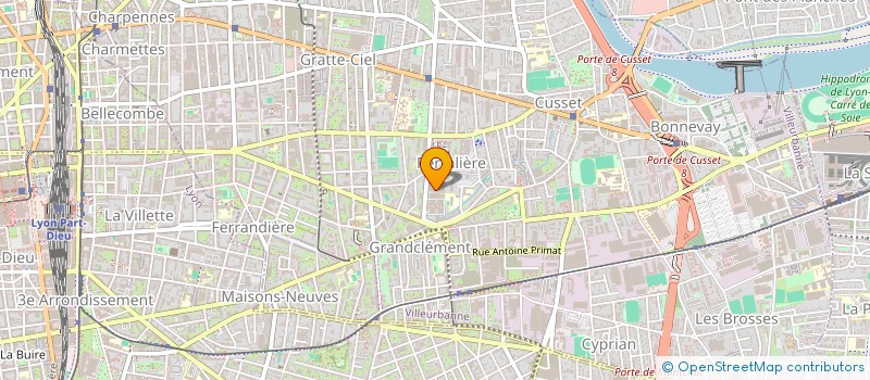 localisation de l'entreprise SOVIPHA à VILLEURBANNE
